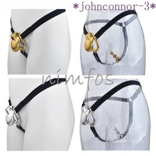 Stainless Steel Cobra Chastity Cage Chastity Belt Device Lock Ring with Plug