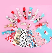 BBJ Candy Wrappers for Caramels Wax Coating Lovely Printed Colored Wax Paper Wra