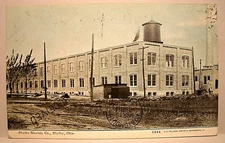 1909 POSTCARD SHELBY OHIO SHELBY ELECTRIC CO. BUILDING C.U. WILLIAMS PHOTO