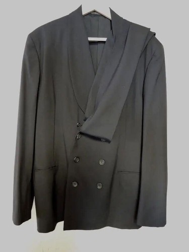 Yohji Yamamoto Pour Homme Wool Gabardine Jacket Oversized used Size L 2505SM - Picture 4 of 10