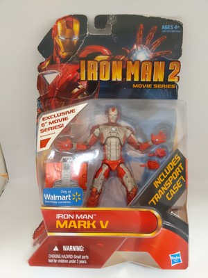 Hasbro Iron Man 2 Mark V 2009 6” Action Figure Walmart Exclusive 