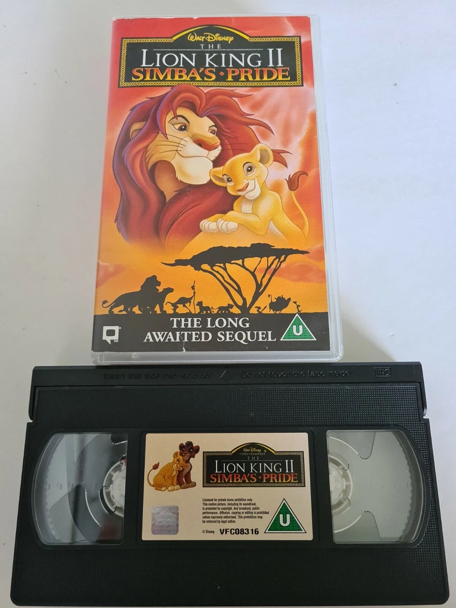 Opening To The Lion King 2 Simba's Pride 1998 Vhs THE LION KING II Simbas Pride Original Disney VHS Video, 53% OFF