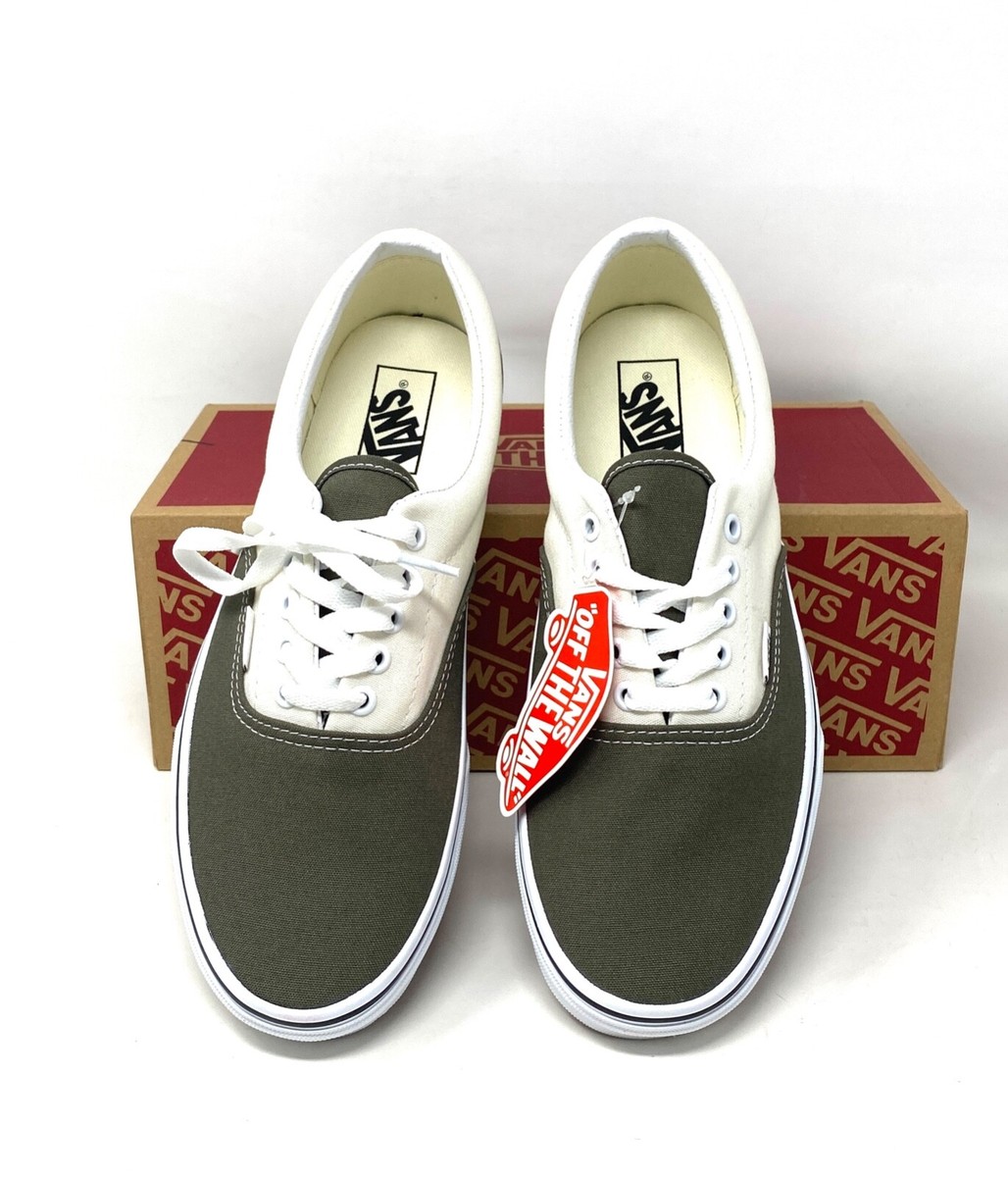 VANS Era Utility Pop Low Top Green Cream Women 9.5 Canvas VANS Era Utility Pop Low Top Green Cream Women 9.5 Canvas