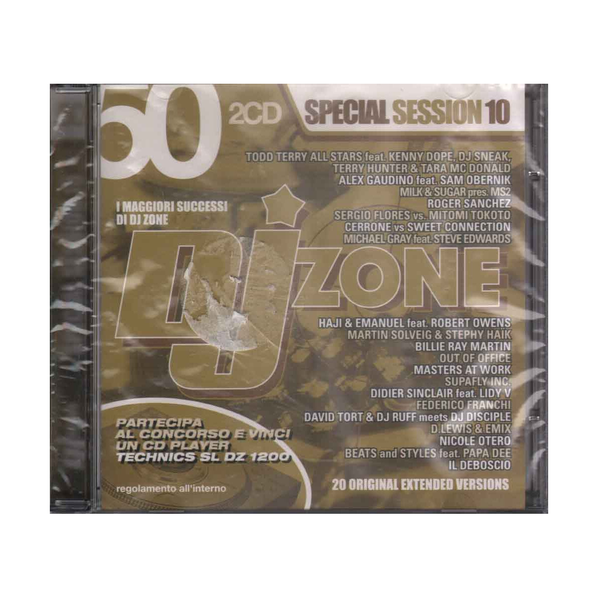 AA.VV. 2 CD DJ Zone 50 Special Session 10 / Time Records Sealed 8019991260746