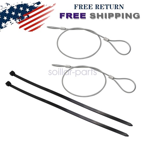 Fits Corvette C4 19841996 1996 RP604802 2PCS Emergency Hood Release