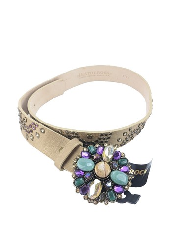 Milor Purple Gold Hook Stretchy Belt for Women Size Small | eBay