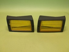 Porsche 911 930 G Modell Glas Nebelscheinwerfer Rahmen GELB NEU NOS ORIGINAL SET
