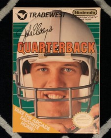 John Elway's Quarterback (Nintendo NES) Complete in Box NR MINT CIB