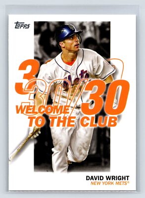 David Wright 2023 Topps #WC-5 Welcome to the Club New York Mets C22