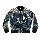 Amazing Spiderman Black Costume Comics Book Superhero Bomber Jacket