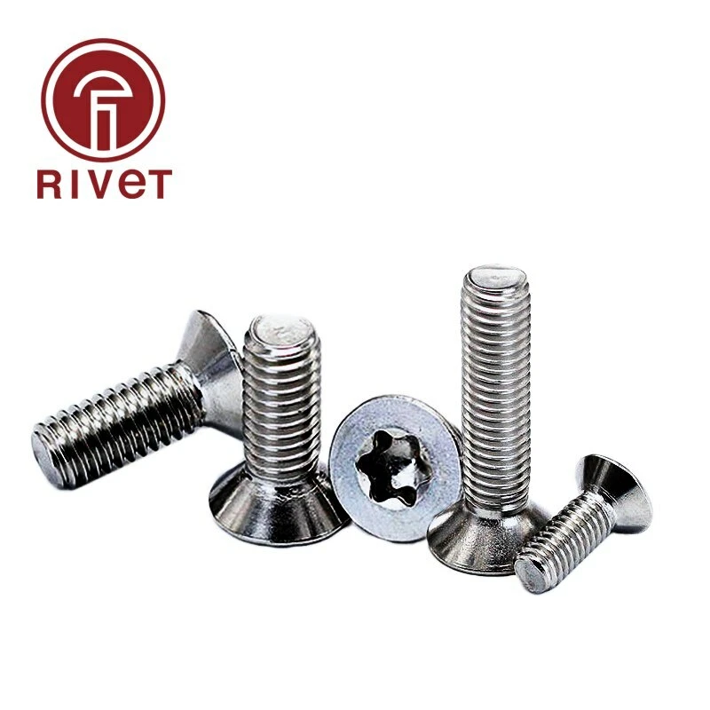 M2.5 M3 M4 M5 304 Stainless Steel Six-Lobe Torx Flat Countersunk Head Screw Bolt - Image 4 of 4