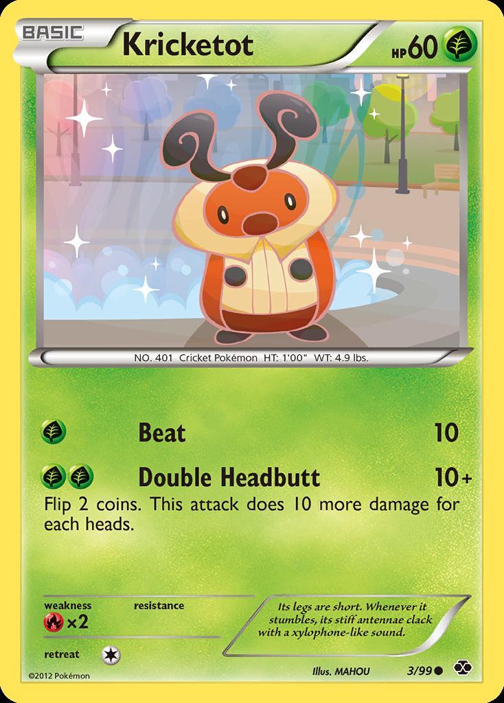 Pokemon Kricketot (3/103) Next Destinies LP