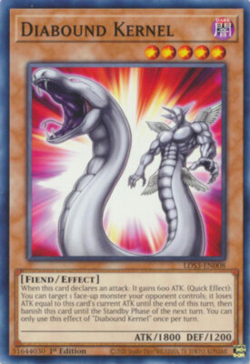 Yugioh! Diabound Kernel - LDS3-EN008 - Common - 1st Edition Near Mint, English