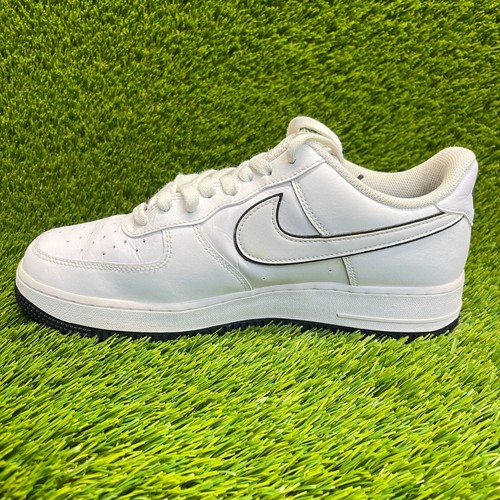 Nike Air Force 1 Low '07 Mens Size 10 White Black Athletic Shoes Sneakers - Picture 2 of 10