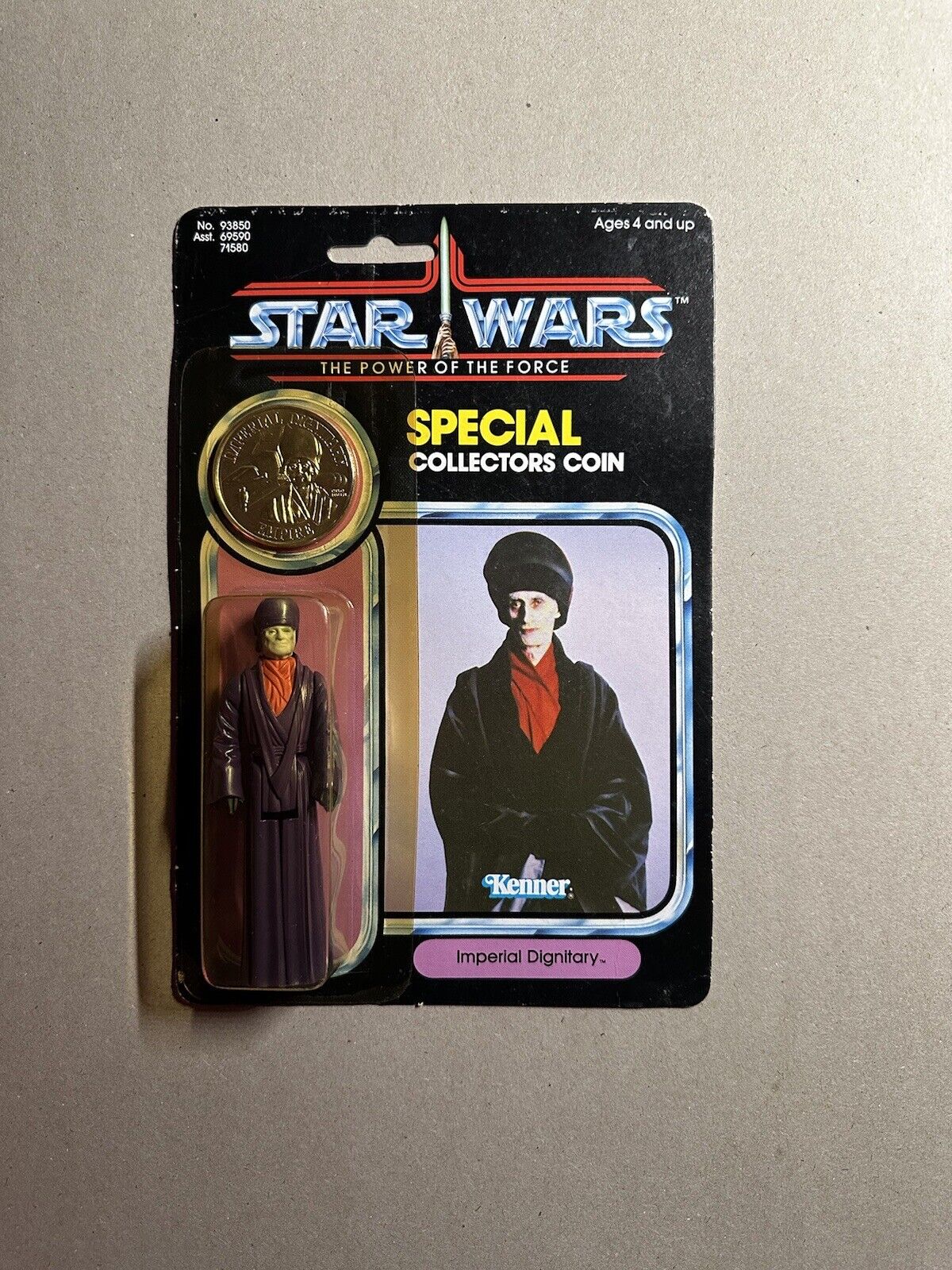 Star Wars Vintage Kenner MOC Imperial Dignitary Sealed Power Of The Force 1984