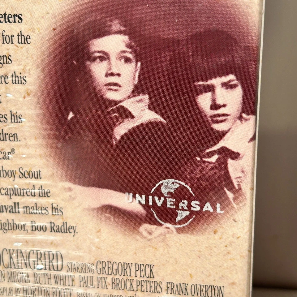 To Kill A Mockingbird 1962 Universal Watermark SEALED *BUY 2 GET 1 FREE VHS* - Image 3 of 4
