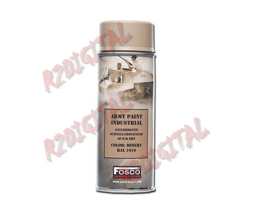 Fosco Vernice spray Desert RAL 1019 400 ml, Vernice spray specifica per armi, Ve
