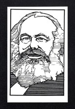 Karl Marx 1998 Lang Gang Picture Perfect Game of Famous Faces Card