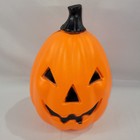Halloween Vintage 15" Blow Mold Jack-O-Lantern Light-Up Plastic Pumpkin