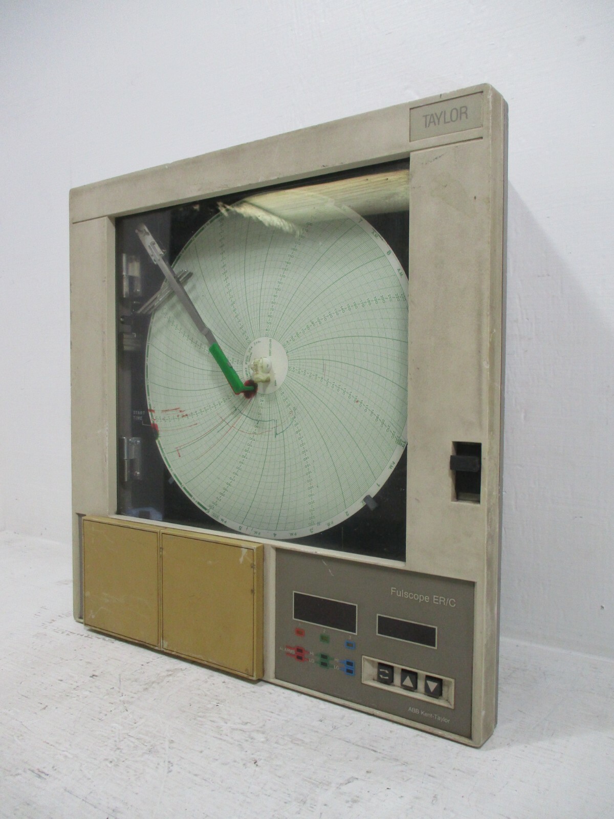 ABB Kent-Taylor 1912JB00104A Fulscope ER/C Chart Recorder Instrument 120/240V