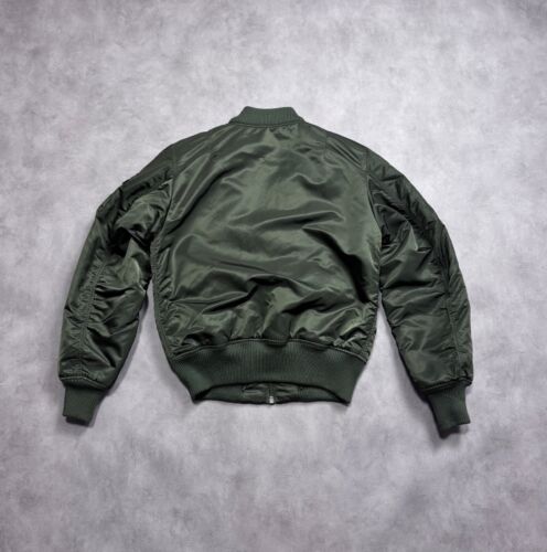 Alpha Industries Unisex Bomber Ma-1 Full Zip Size:Small - Picture 4 of 7
