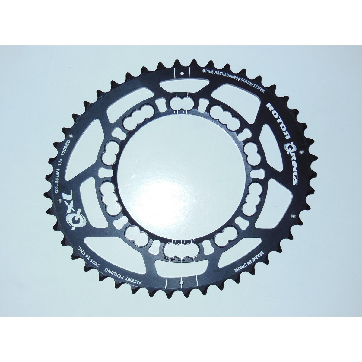 New ROTOR QXL 46T (A) Single Outer Oval Road Chainring 5x110 BCD