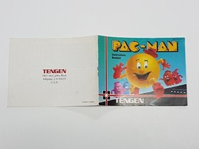 Pac-Man Authentic Original NES Nintendo Manual Only *staple/tear