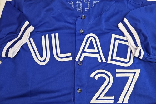 VLADIMIR GUERRERO JR SIGNED AUTO. CUSTOM JERSEY JSA COA BLUE JAYS - VLAD FRONT - Picture 2 of 3