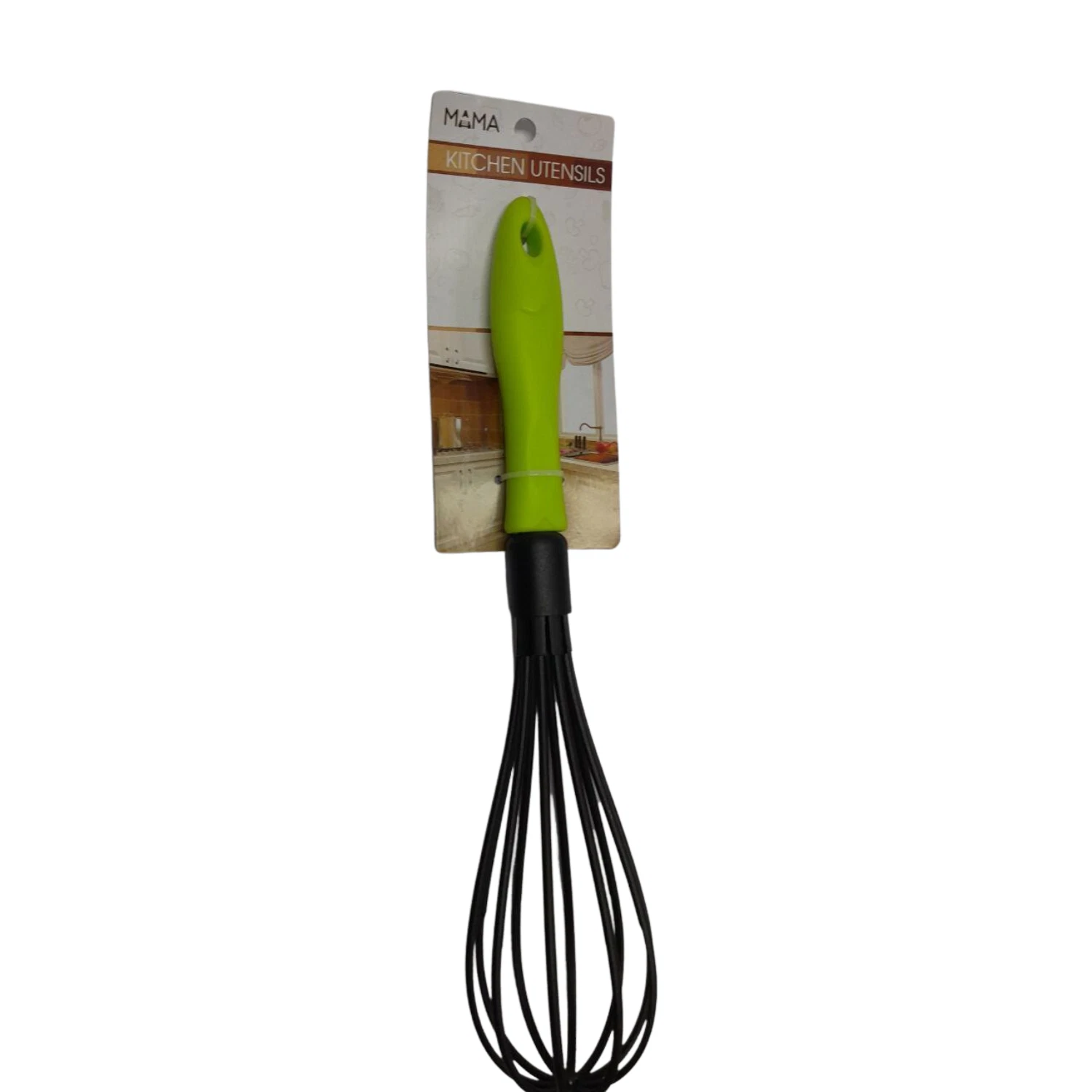 Kitchen Silicone Whisk Non-Slip Egg Beater Milk Frother Kitchen Utensil Kitchen