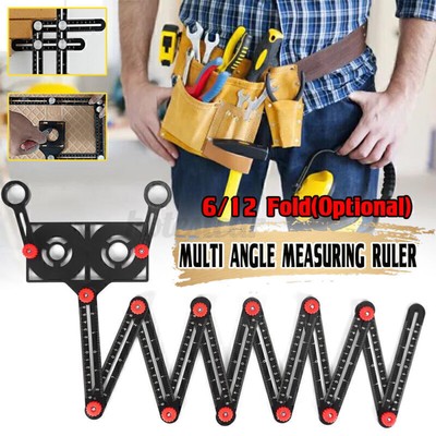 Multi Winkelschablone Konturenlehre Werkzeug Angleizer Template Tool Klappmeser