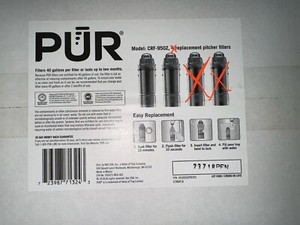 PUR CRF-950Z Water Pitcher Replacement Filter - Pack of 2
