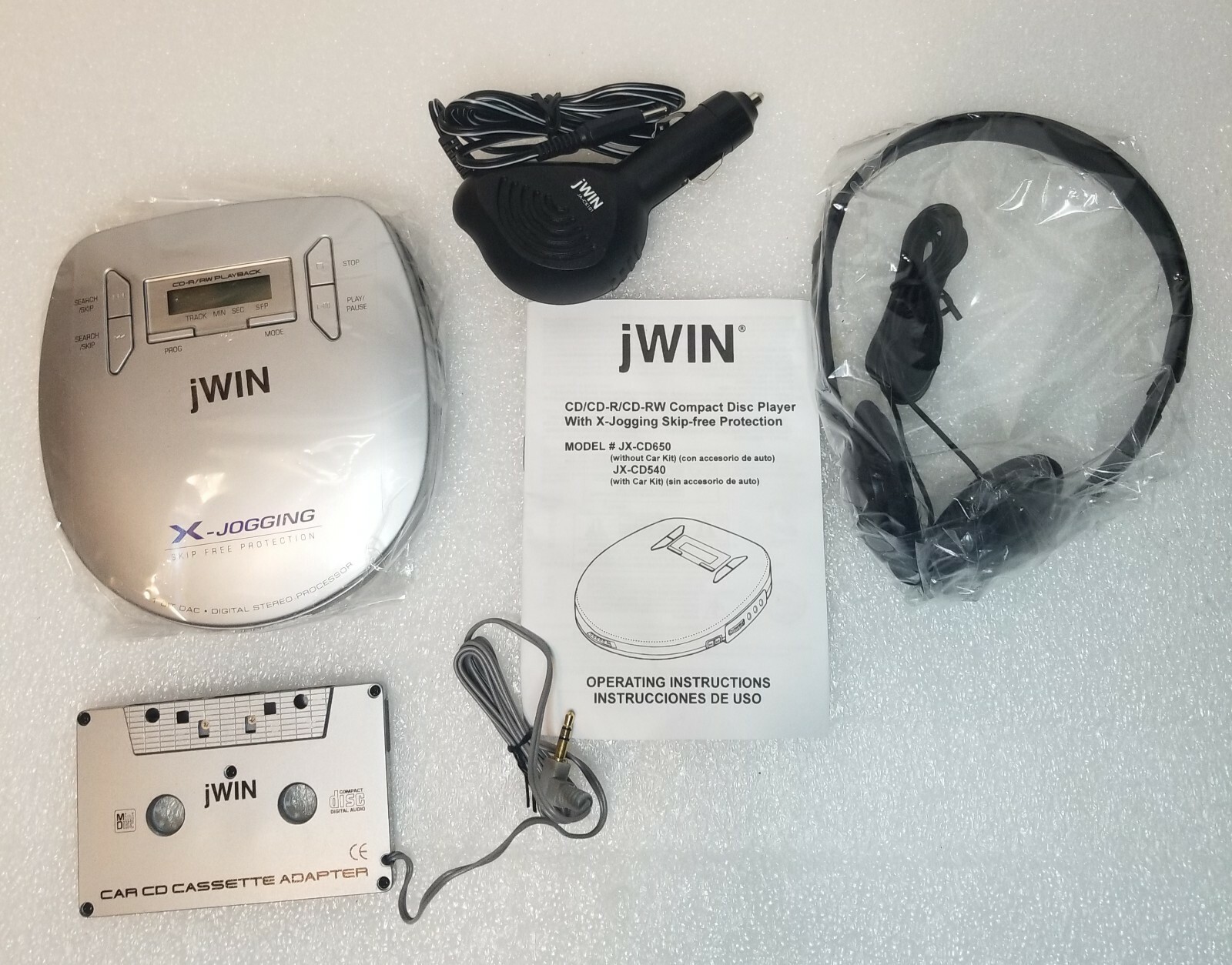 JWIN DVD Player set accessories Includes  (digital stereo processor) JX-CD540
