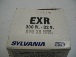 Sylvania EXR 82V 300W  AV/Photo Lamp Projection Bulb CHEAP!,  NIB