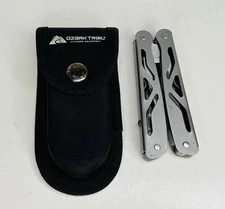 OZARK TRAIL 12 in 1 Multi Tool Stainless Steel Utility Tool w/Case Camping