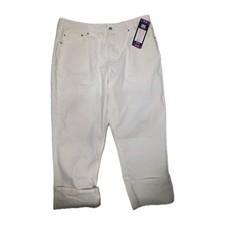 Frye Women's Cuffed Crop Jean White 14/32