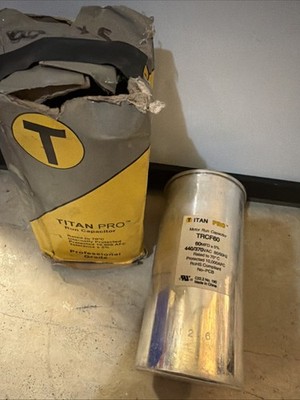 Titan Pro TRCF60 Motor Run Capacitor - Round; 60 MFD, 440370 VAC