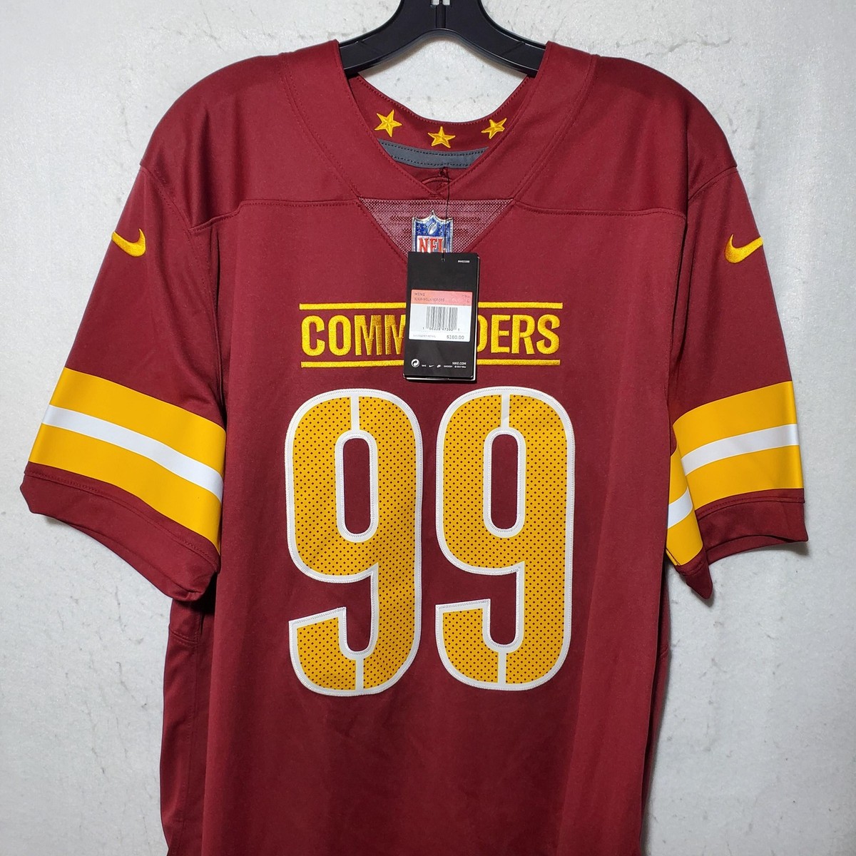Washington Commanders Jersey Mens Large NFL Football Chase Young