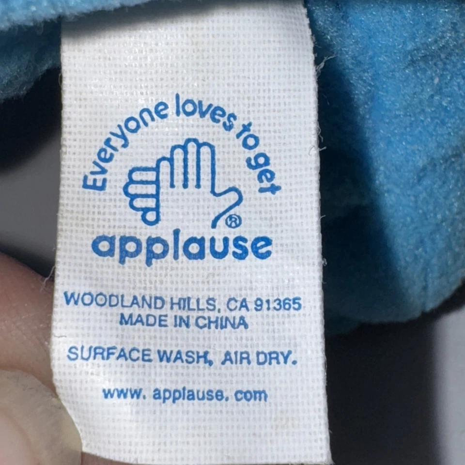 Bear In The Big Blue House Tutter Mouse Plush 4” VTG keychain 1999 Jim Henson - Image 4 of 4