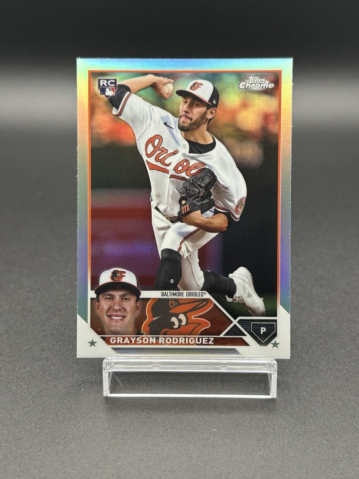 Grayson Rodriguez 2023 Topps Chrome Update #USC98 Refractor Rookie RC Orioles