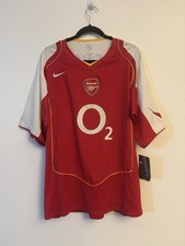 Thierry Henry Arsenal Home Jersey 2004/2005 Sz XL NWT  Check Description