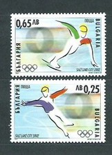 Bulgaria - Mail 2002 Yvert 3926/7 ** MNH Olympics Salt Lake City
