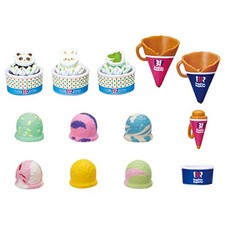 Takara Tomy Licca-chan Welcome Baskin-Robbins Ice Cream Shop Happy Friends Set