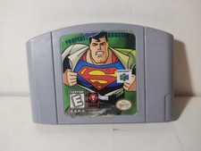 Blockbuster Superman 64 Nintendo 64 Game Cartridge Tested 