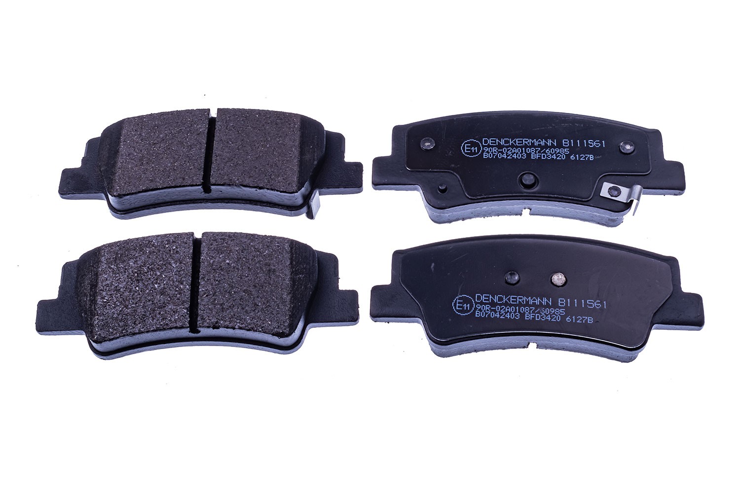 2x ✅Fits DENCKERMANN FILTRY B111561 HAM PADS. REAR HYUNDAI SONATA 19 ⭐UK Seller⭐
