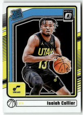 2024-25 Donruss Optic NBA No. 295 Isaiah Collier Rated Rookie