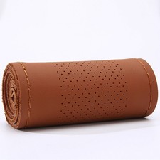 15 Genuine Leather Car Steering Wheel Cover Handsewn Diy Stitch On Wrap Protect 15 Genuine Leather Car Steering Wheel Cover Handsewn Diy Stitch On Wrap Protect