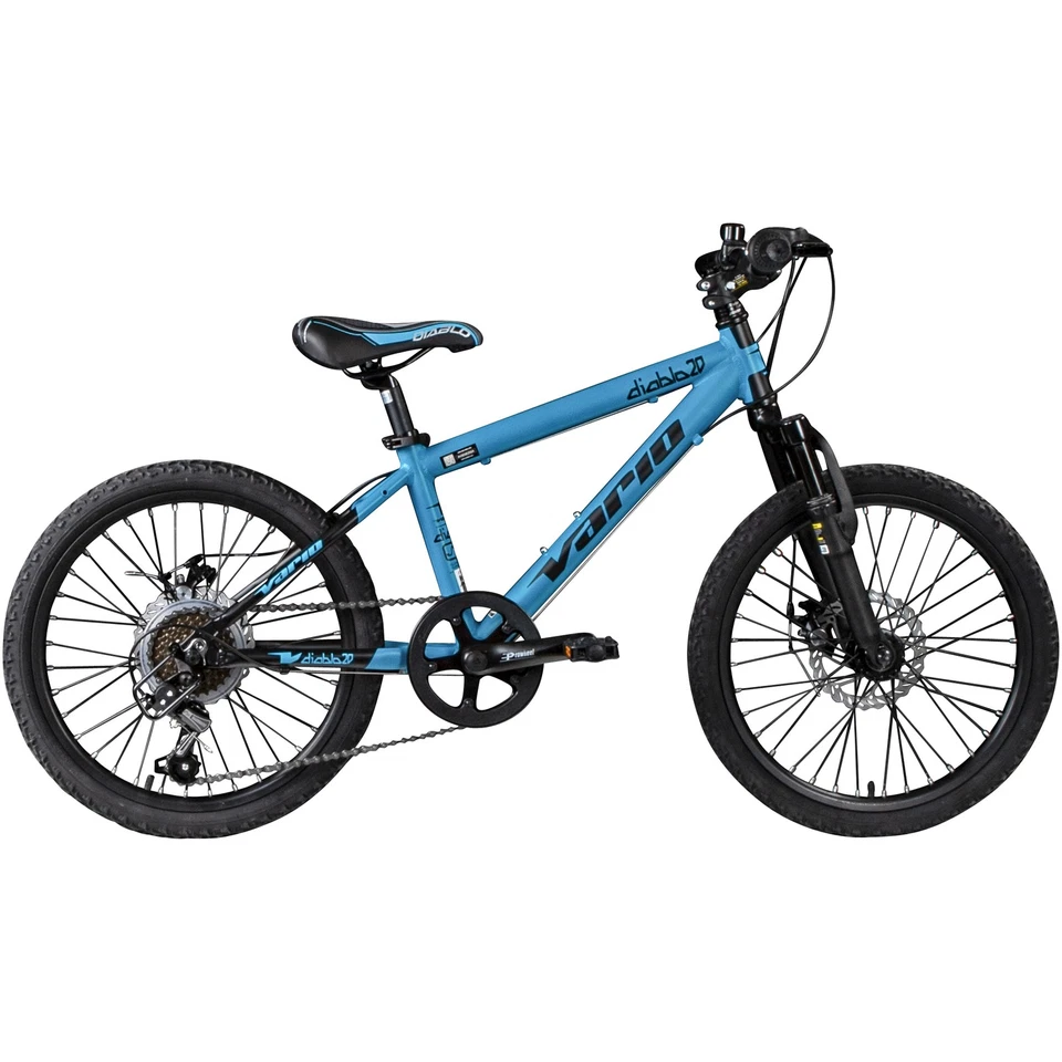 Vario XC Diablo Disk 20" Mountainbike Kinderfahrrad 6Gang MTB blau/schwarz 30cm - Bild 2 von 4