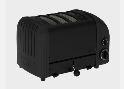 DUALIT CLASSIC TOASTER -4 Scheiben-Limitierte STEALTH EDITION - Neu -1 Jahr Gar.