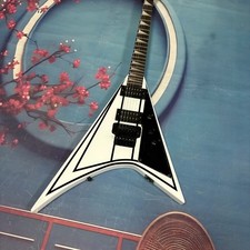 Ship US Jackson Rhoads Style V Electric Guitar with Floyd Rose Tremolo