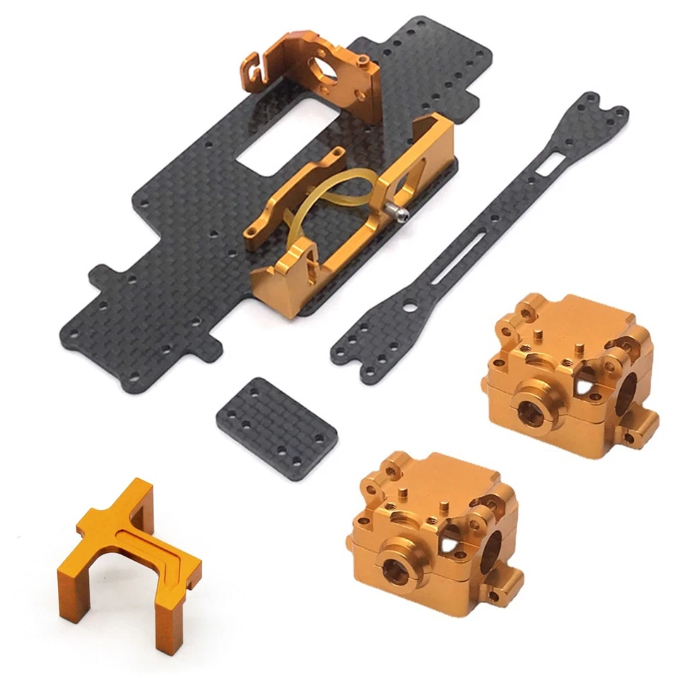 Metal RC Car Chassis For Wltoys 284131 k979 k989 k999 P929 P939 1/28 RC Replace - Image 4 of 4
